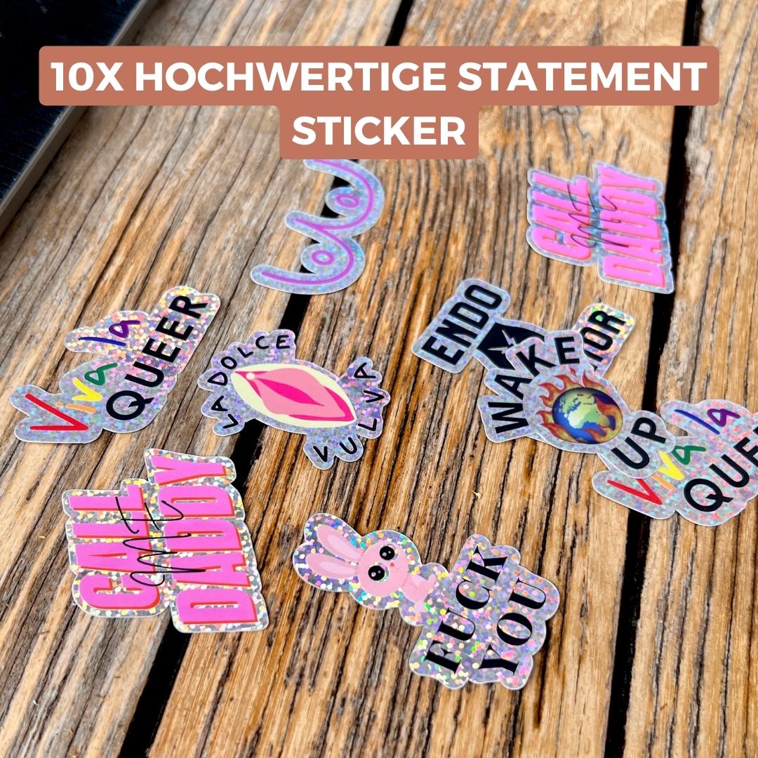 The Statement Sticker - 10er Set
